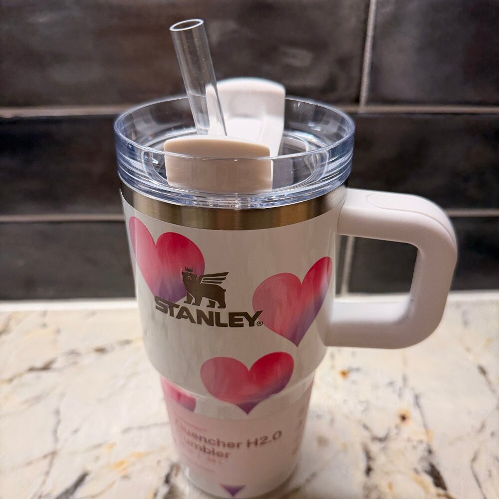 Stanley x Target Valentine's Day Tumbler - Frost Heart 20oz.